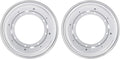 uxcell Lazy Susan Hardware, 2Pcs 12 Inch - Iron Round Ball Bearing Rotating Swivel Plate, Lazy Susan Turntable for DVD Tower, Bookshelf (Silver)