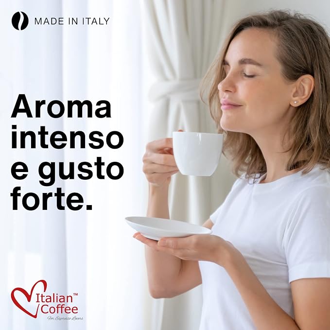 ITALIAN COFFEE FOR ESPRESSO LOVERS Italian Coffee capsules compatible with Verismo, CBTL, Caffitaly, K-fee systems (80 pods CORPOSO blend)