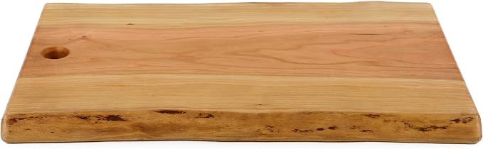 Live Edge Cherry Cutting/Charcuterie Board XL, Cherry | 200 Square Inches 10"x20"