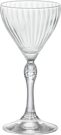 Bormioli Rocco America '20s 4.75 oz. Nick & Nora Martini Glasses, Clear, Set of 4