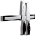 linoroso Magnetic Knife Holder, Heavy Duty Aluminum Magnetic Knife Holder for Wall Use as Knife Bar, Knife Holder, Magnetic Tool, Kitchen Utensil & Home Organizer, 17.3 Inch