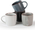 famiware Mercury Coffee Mugs 13 oz, Coffee Mugs Set of 4 with Handle, Cups for Latte, Hot Tea, Cappuccino, Mocha, Cocoa, Multi-color
