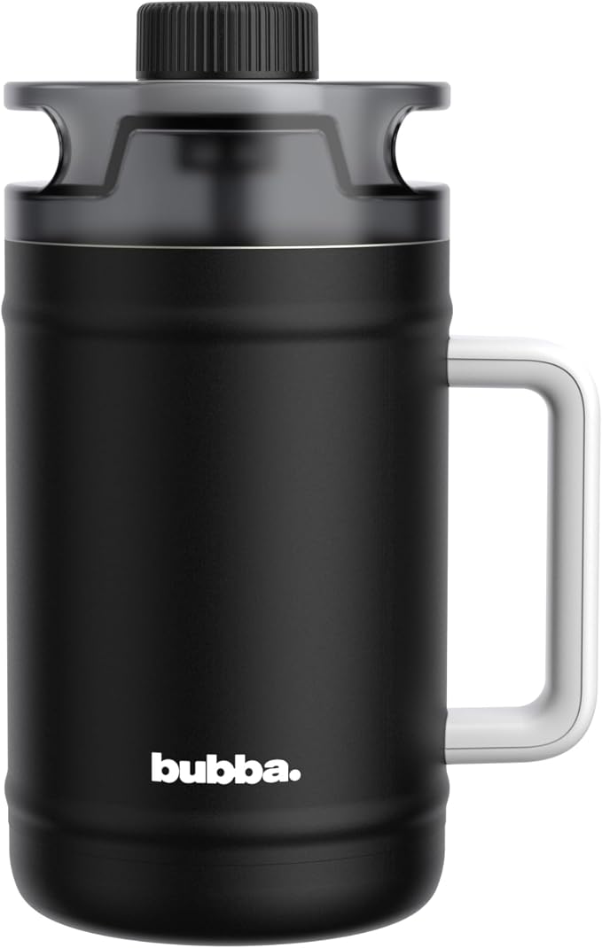 bubba 52 oz Insulated Stainless Steel Water Keg - Large Reusable Water Bottle Drinking Jug - Insulated Keg for Everyday Hydration, Lead-Free and BPA-Free, Office Siren
