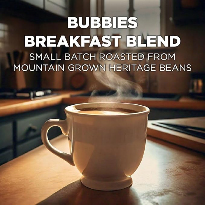 Maud's Breakfast Blend Coffee Pods, 100 ct, Light Roast Coffee in Single Serve Pods – 100% Arabica Beans, Compatible with Keurig K Cups Maker