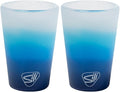 Silipint 1.5oz Silicone Shot Glasses – Pack of 2 Unbreakable, BPA-Free, Non-Toxic, Dishwasher & Freezer Safe Cups – Colored Shot Glasses for Cold Beverages, Cocktails, Travel, Party (Blizzard)