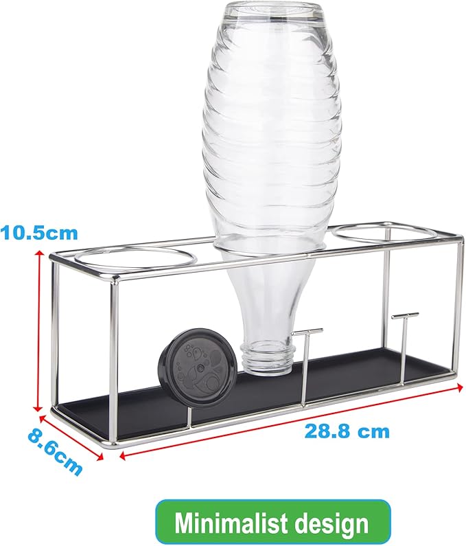 Bottle Drying Rack for SodaStream Slim Bottles & Glass Carafes
