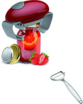 Higher Torque Electric Jar Opener for Seniors with Arthritis Fit Almost Jars Size and Stainless Steel Vegetable Peeler for Kitchen – Potato Peelers