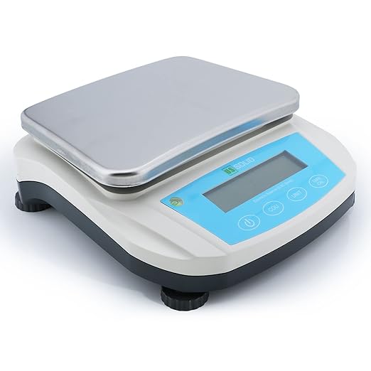 U.S. Solid 0.1g Electronic Precision Balance Lab Digital Balance Scale, RS232 & USB Interface, AC100V-240V & DC4x1.5V, 19 Measurement Units (3kg)
