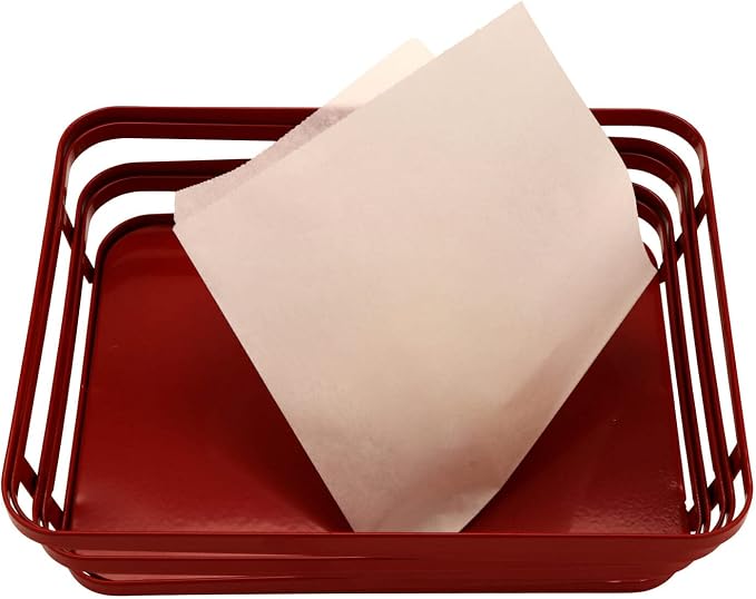 G.E.T. 4-T1000 White Cone Basket Liner / Deli Wrap Paper / Double Open Bag Paper Food-Safe Tissue Liners Collection, White(Pack of Case)
