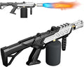 FCZON Flame Thrower Gun, Detachable Cooking Propane Torch Gun with Adjustable Flame, Powerful Blow Torch for BBQ, Searing Steak, Welding, Camping(Propane Tank Not Included)