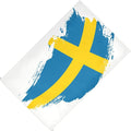Swedish Flag Brush Stroke Kitchen Towels Set with Hanging Loop, Kitchen Hand Towels, Tea Towels, Premium Dish Towels for Kitchen, Quick Drying Kitchen Towel Set 18”x 28”