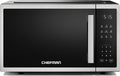 Chefman Countertop Microwave Oven 0.9 Cu. Ft., 1000 Watts with 10 Power Levels, 3 Cooking Presets with One-Touch Express Cook, 2 Defrost Settings, Child Safety Lock, & Mute Button – Stainless Steel