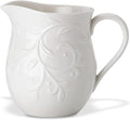 Lenox Opal Innocence Carved Creamer -