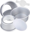 6-Inch Round Cake Tin Set Cake Liners Non-Stick Baking Molds Food-Grade Parchment Paper for Easy Release for Home Baking and Pastry Enthusiasts