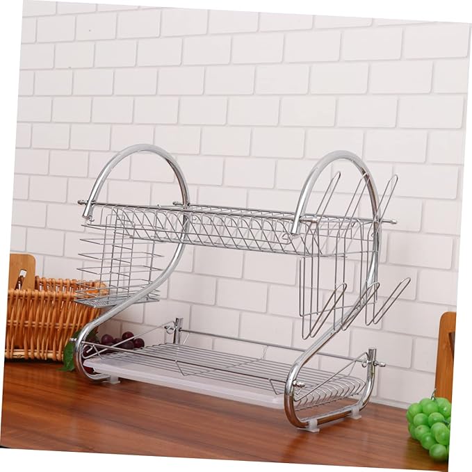 Zerodeko Dish Drying Rack Over The Sink Dish Drying Rack Organizer Storage Holder Chopsticks Cup Holder