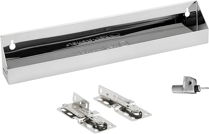 Rev-A-Shelf 16" Tip Out Tray with Soft Close for Sink Base Cabinets, Storage Organizer for Kitchen, Laundry Room, or Vanity Cabinets, 6581-16SS-SC-1