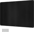 17.5inchX11.5inch Large Stainless Steel Plate for Magnets, 3M Adhesive Back, Mounting Screws, Ideal for Magnetic Shelf, Spice Holders, Colorful Magnets as a Gift. Mount Anywhere! (Black, 1 Pack)