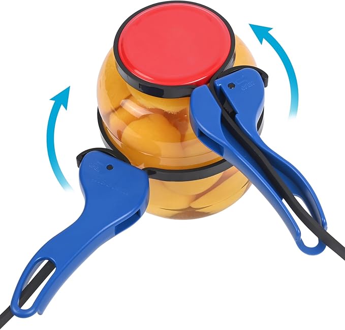 Double-Handle Jar Opener for Seniors, Expert solution for opening large jars (such as kimchi jars), Gifts for Weak Hands with Arthritis, Patent | Kitchen Gadgets, Self-Locking Design