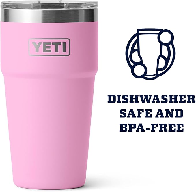 YETI Rambler Stackable Pint, Vacuum Insulated, Stainless Steel with MagSlider Lid
