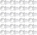 Glass Ball Bottle Stoppers 24Pcs High Polymer Dispenser Stoppers for Perfume and Wine Bottles Portable Sealed Caps for Home Kitchen Use