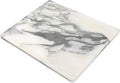 Marble Cutting Board for Kitchen, 16 x 20 Inch Pastry Board With Non-Slip Feet for Baking, Marble Slab, Gifts, White Marble Black Veins