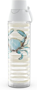 Tervis Venture Lite Sara Berrenson - Atlantic Crab Made in USA Double Walled Insulated Tumbler Travel Cup Keeps Drinks Cold & Hot,