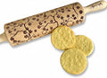 SAKURA TREE Embossing Rolling Pin with Blooming Sakura Flowers Pattern. Dough and Clay Roller for Embossed Cookies Fondant Pottery. Cookie and Ceramic Stamp. Backing Gifts for Women by Algis Crafts