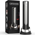 Newise Luxury Automatic Electric Wine Opener with Charging Base, Built-in Foil Cutter - Rechargeable Wine Bottle Opener | Gift for Wine Lovers