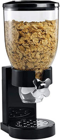 Triple Cereal Dispenser Food Canister, Dry Food Dispenser Control Storage Container, Great for Cornflakes, Candy, Nuts, Beans, Granola - Kitchen Storage Dispenser