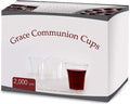 Grace Communion Cups - Disposable Plastic 2000 per box - Fits Standard Holy Communion Trays