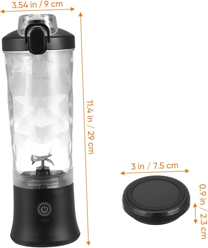 SHOWERORO Compact Electric Juicer Flap-top Travel Bottle Mini Mixer Fresh Juice Cup