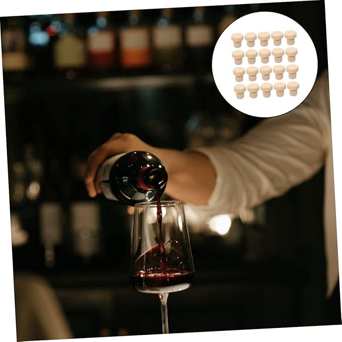 PRETYZOOM 60pcs Assorted Color Wine Bottle Stoppers Polymer Sealing Corks for Wine Preservation Kitchen Accessories for Parties and Home Use