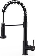 GIMILI Oil Rubbed Bronze Kitchen Faucet with Pull Down Sprayer Single Hole Stainless Steel Sink Faucet, Suitable for Farmhouses, RV, Laundry Room, Outdoor, and Campers. Llave para fregadero de cocina