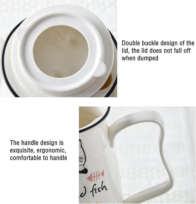 GRFIT Carafe Ceramic Cold Kettle with Handle Large Capacity Filter Teapot Teapot Home High Temperature Resistant Pitcher with Lid (170g) Water Pitcher (Color : E)