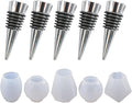 Cabilock Silicone Wine Stopper Molds Set Wear-resistant Easy-demolding DIY Bottle Stoppers for Home Bar Accessories