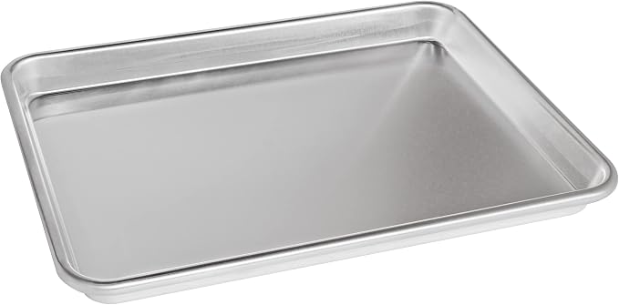 Fat Daddio's Natural Aluminum Quarter Sheet Pan, 2-Pack