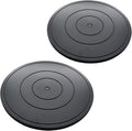 2 PCS 16 Inch Lazy Susan Turntable Heavy Duty Rotating Swivel Stand Lazy Susan with Steel Ball Bearings Flat Base Stand for TV/Computer/Monitor/Arts/Crafts/Bonsai/Statue/Cabinet Organizer