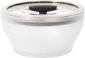 Anyday 4-Cup Microwave Cookware & Glass Container with Glass Lid, Plastic-Free Deep Food Storage | Stackable Airtight Steamer with Vented Lid for Microwave-Safe Reheating, Steaming Vegetables & Rice