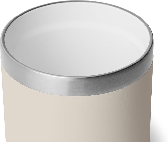 YETI Rambler 10 oz Ceramic Lined Lowball 2.0, Vacuum Insulated with MagSlider Lid, Cape Taupe