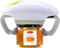 Electric Jar Opener, Kitchen Gadget Strong Tough Automatic Jar Opener For New Sealed Jars,The Hands Free Jar Opener with Less Effort to Open (White)