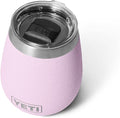 YETI Rambler 10 oz Wine Tumbler, Vacuum Insulated, Stainless Steel with MagSlider Lid, Cherry Blossom