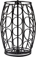 K Cup Carousel Coffee Pod Holder Kcup Organizer Coffee Station Coffee Décor Storage for Counter, Holds 20 Coffee Pods, No Assembly Required, Black