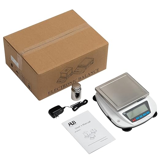 Lab Digital Electronic Analytical Scale - 0.01g Precision Scientific Jewelry Golden Scale - Top Loading Balance Industrial Weighing and Counting 0.01g Accuracy x 2000g, Square Tray