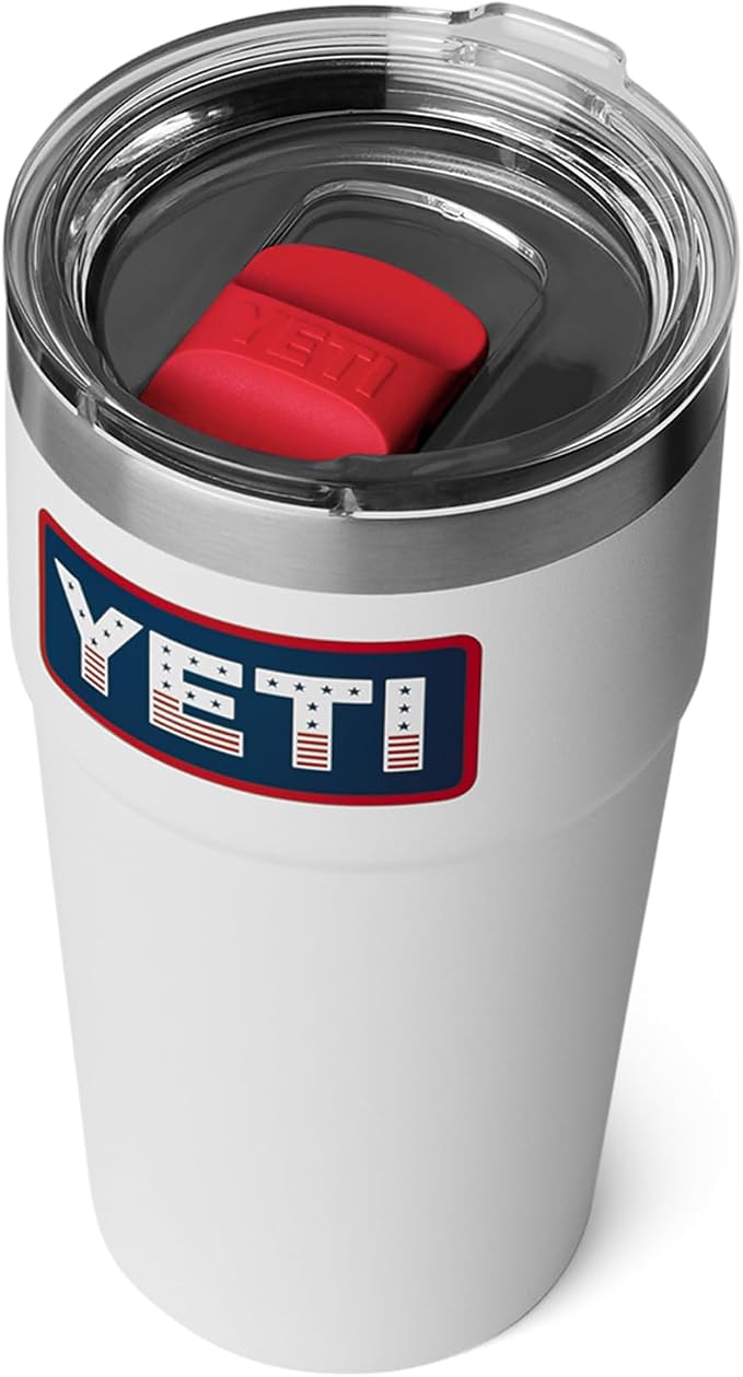 YETI Rambler 20 oz Stackable Tumbler, Stainless Steel, Vacuum Insulated with MagSlider Lid