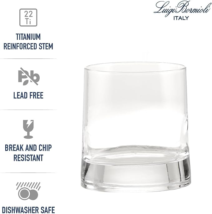 Luigi Bormioli Veronese Double Old-Fashioned Glasses - Clear, Set of 6