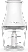 TAYAMA 2.5 Cup White 200W Mini Chopper 4-Layer Blade Food Processor, Medium