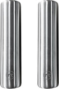 Outset Stainless Steel Cylinder Ice Packs, Set of 2 Reusable Travel and Lunch Box Coolers, 6.3" x 1.6”