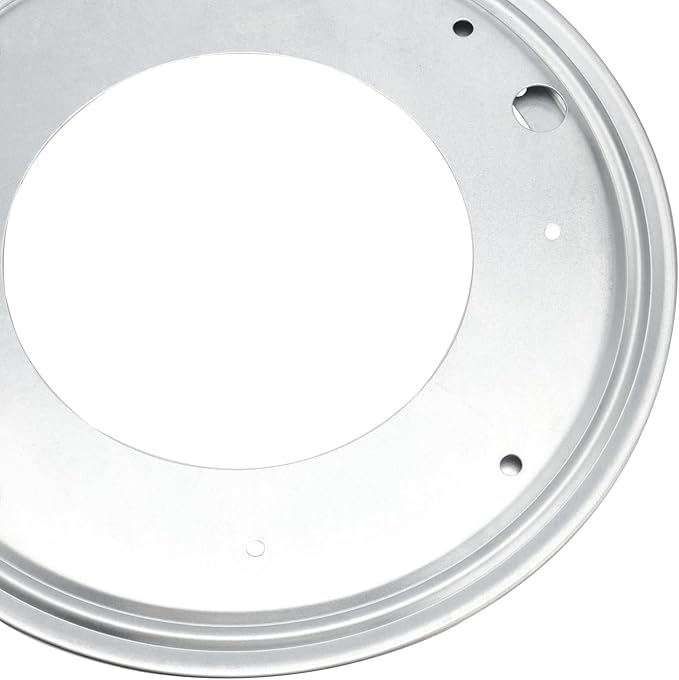 6 PCS 12 Inch Lazy Susan Hardware, 360 Degree Rotating Heavy Duty Turntable Ball Bearing Plate, Round Turntable Swivel Base for Rotating Table, Book Case, Serving Tray, 1000 Loading Capacity