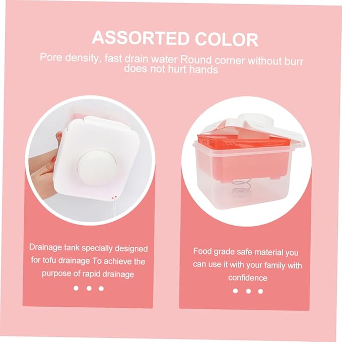 Domestic Squeeze Box Tofu Press Cube Drain Tool Home Drain Container Easy Operation