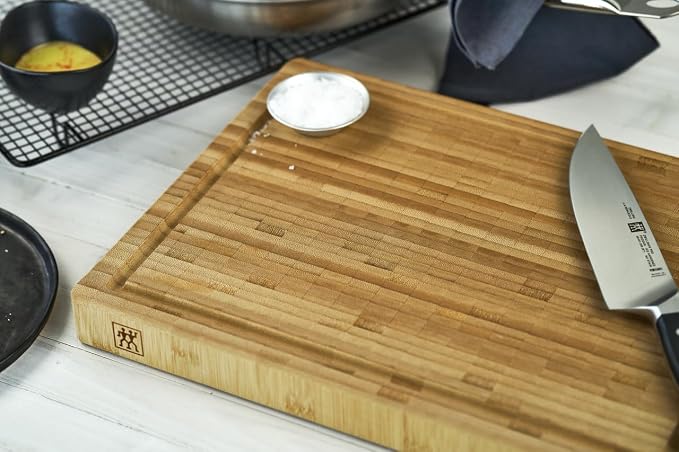 ZWILLING 14-inch x 10-inch x 1.2-inch Bamboo Cutting Board